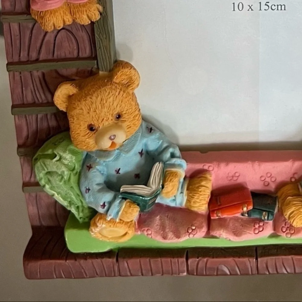 Little Ones Resin Collection Teddy Bears 4 x 6 Photo Picture Frame Standing New